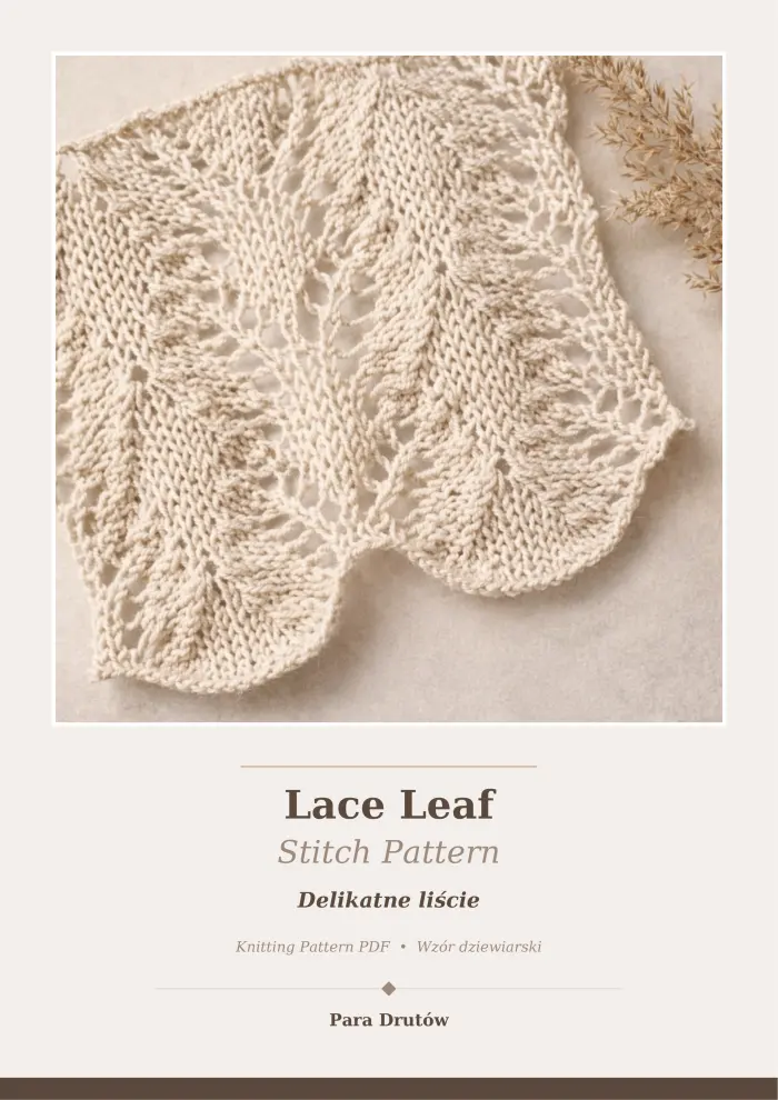 Lace Leaf Stitch Pattern